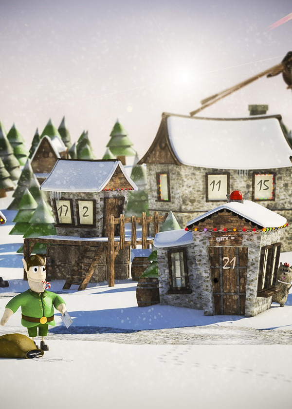 NY Christmas Village website and 3d-cgi 5